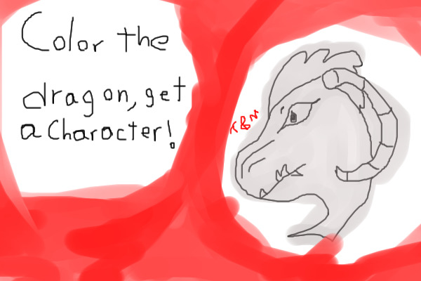 Color the Dragon, Get a Character!