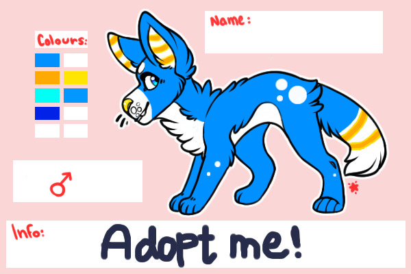 Pup Wolf Adoptable 2.0
