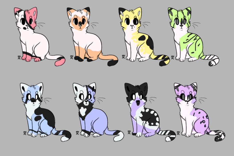 pastel rainbows make me happy