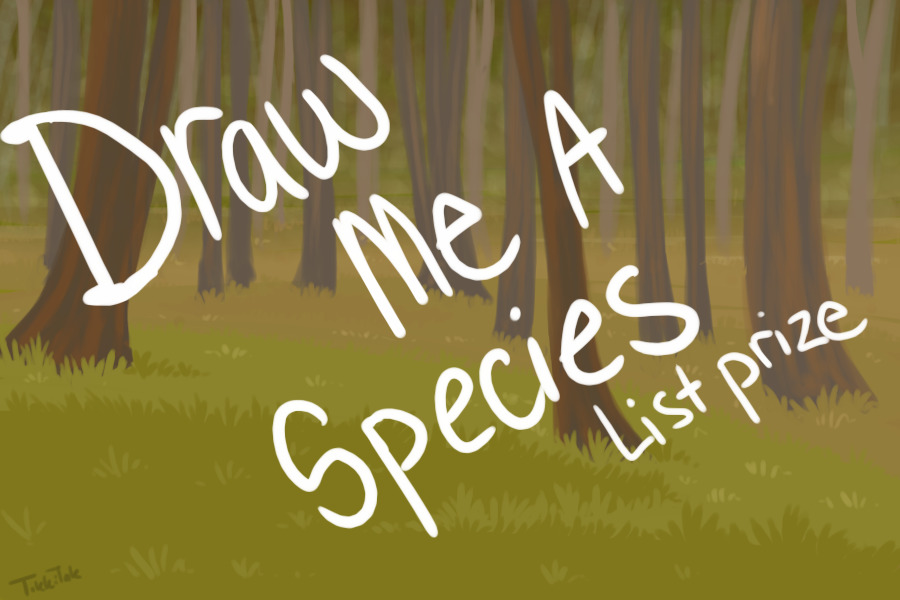 Draw Me A Species - Advent List Prize