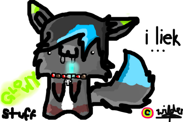 Richu lieks glowy stuff :3