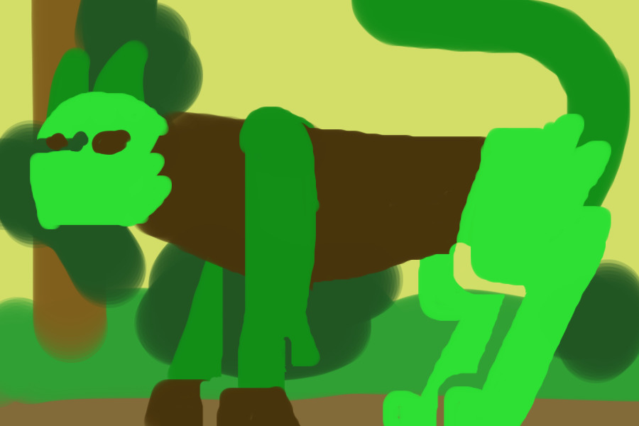 Weird Lineless cat thing