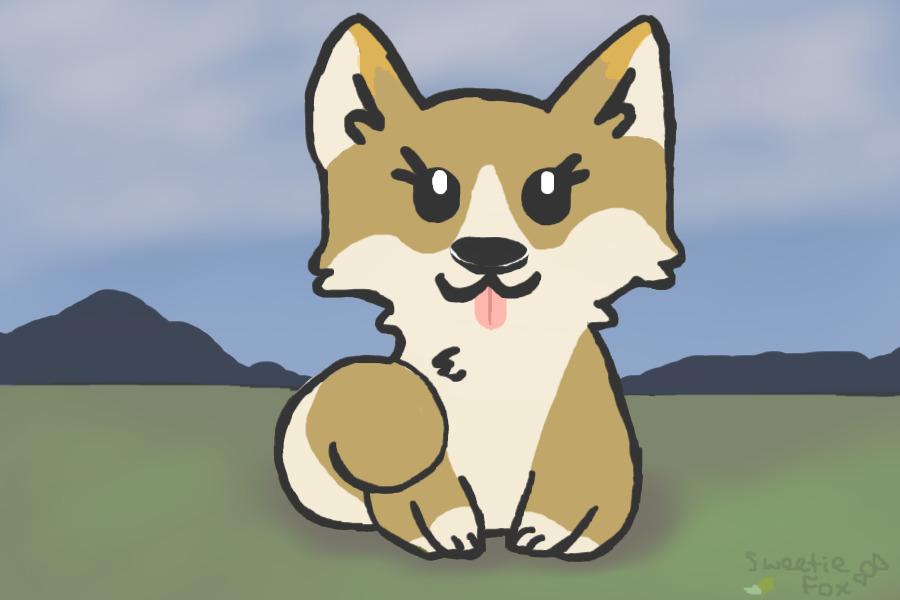 Doggo in a Field