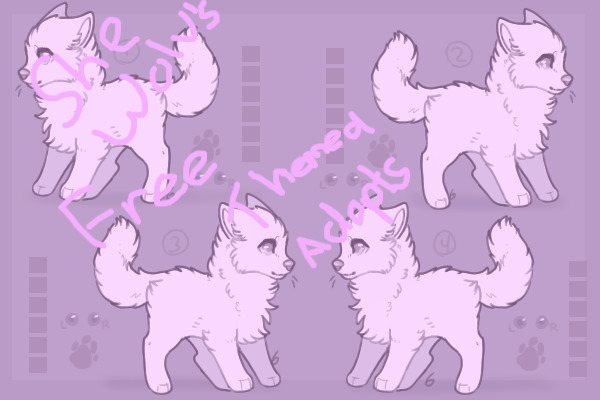 Shewolv’s Free Themed Adopts! ^-^