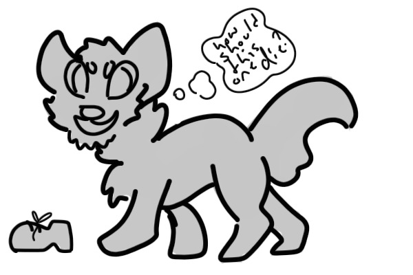 Evil Shoe Doggo YCH Editable