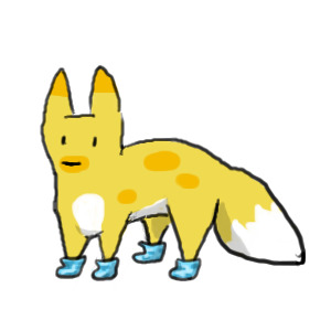 Sock fox #1