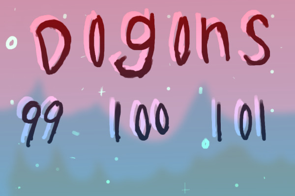 Dogon adopt #99, #100, #101