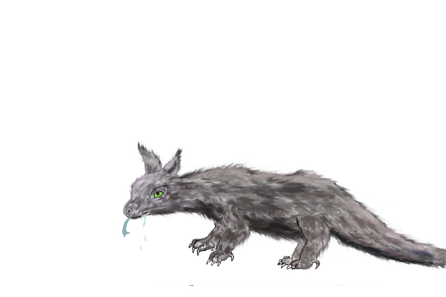 Komodo Dragon/ Wolf hybrid