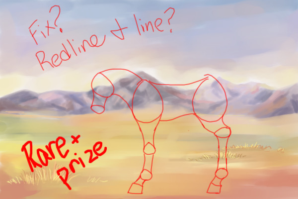 Redline and line - Rare + prize