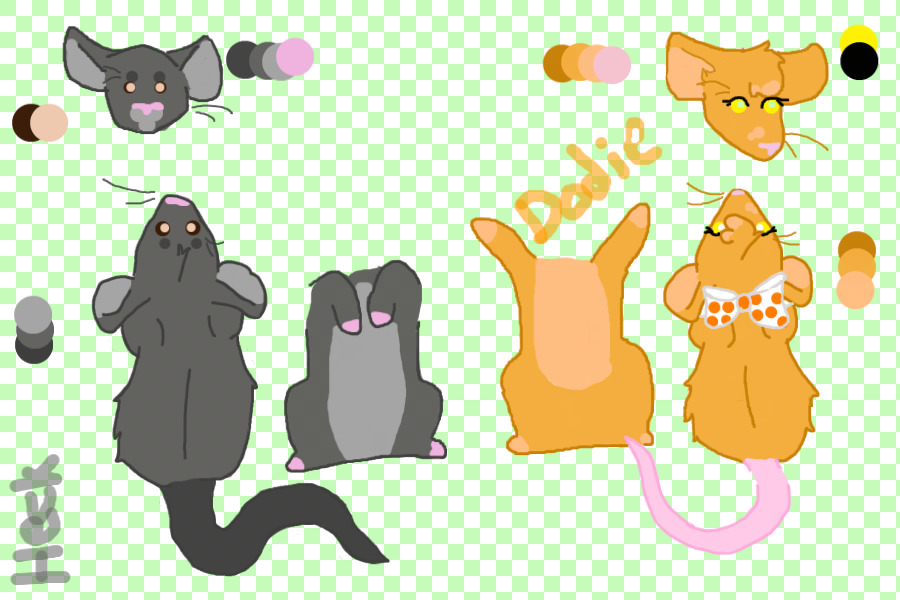 Dodie and Heck ref sheet