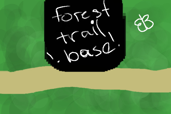 the forest trail