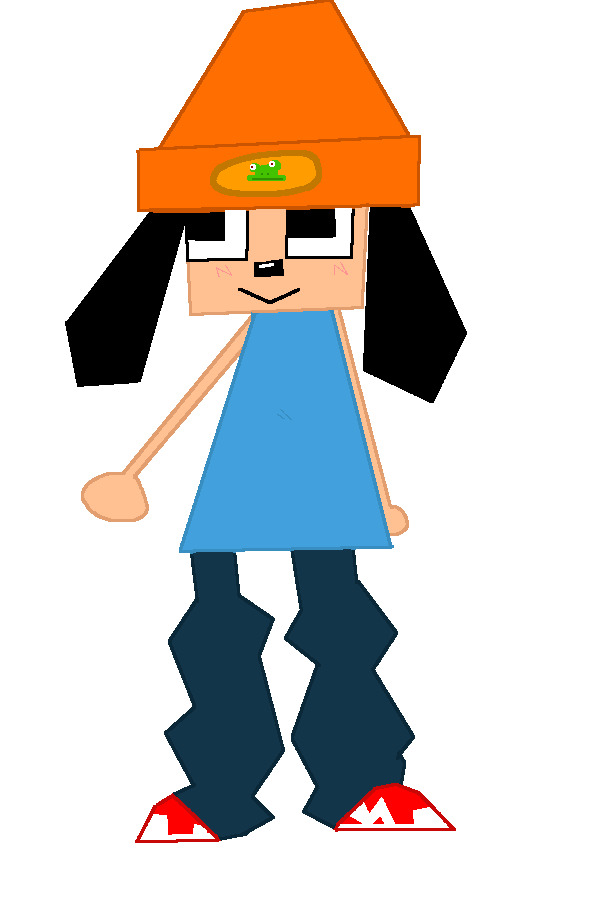 parappa rappa bUT HES A SHApe