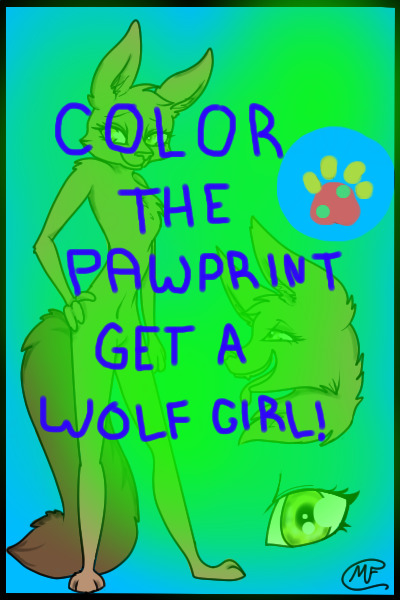 Color for a wolf I colored it