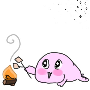 just a blobfish. toastin a marshmallow.