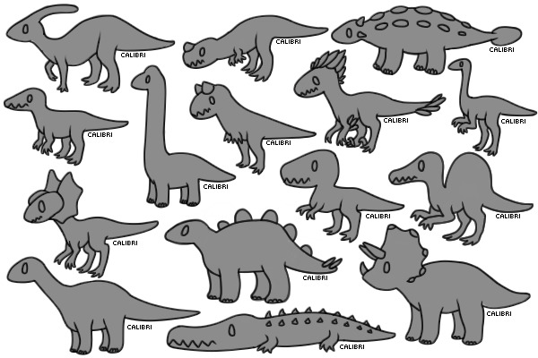 Dinosaur Editables