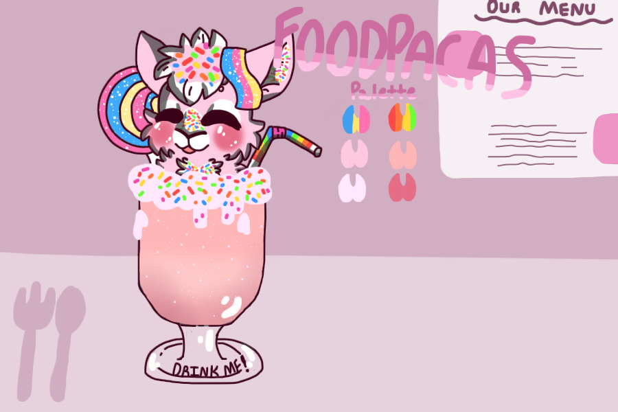 Foodpaca #78- Rainbow Candy Milkshake