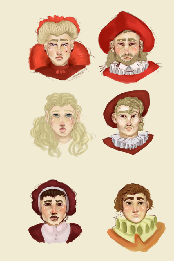 Romeo and Juliet CHaracter head thingys