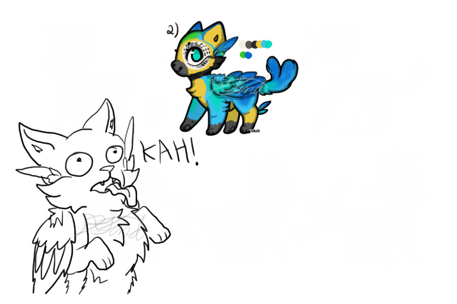 Blue n Gold Macaw - Individual for Juice