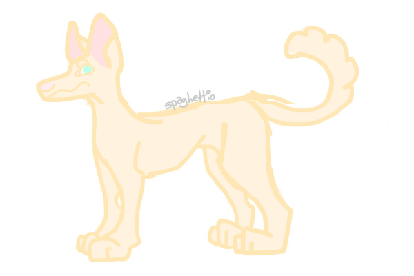 Free Ibizan Hound Dog Editable