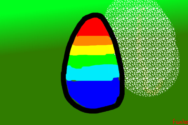 Rainbow eggie