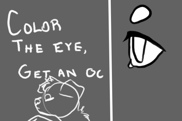 Color the eye, get an OC! - Closed