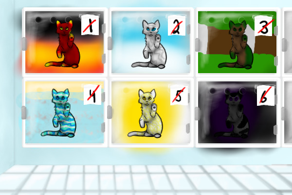 SOLD OUT!!!   Element Kitties! 8D