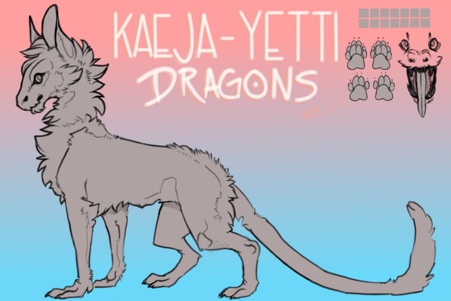 Kaeja-Yetti Dragons (vol. 1.5) - OFFICIAL ADOPTS