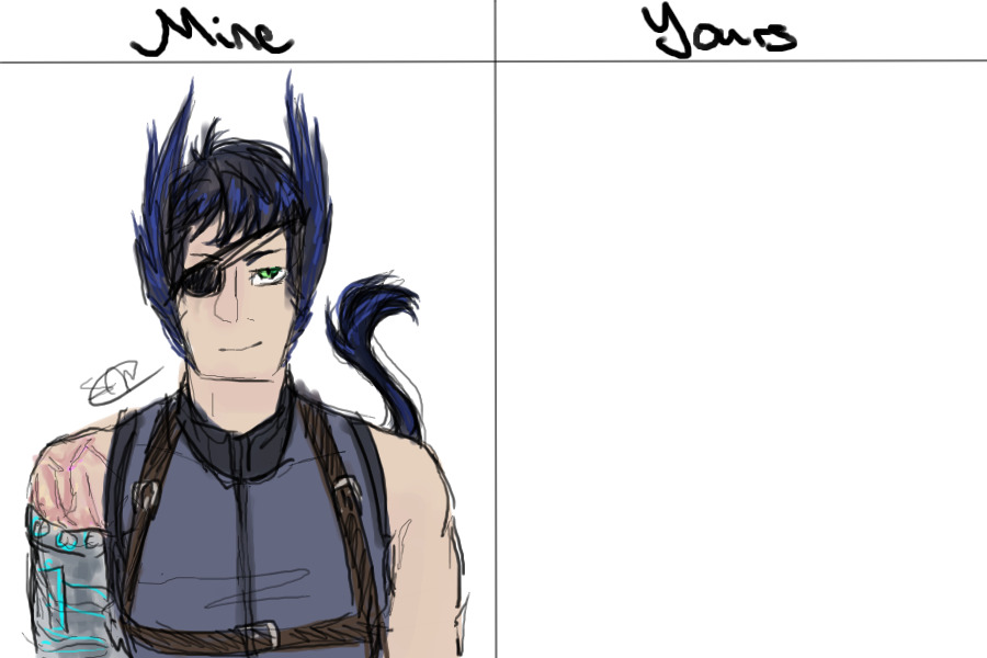 mine VS yours (OC) James