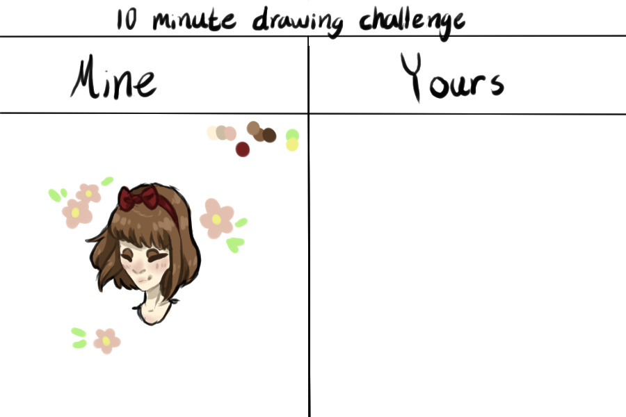 10 minute drawing challenge