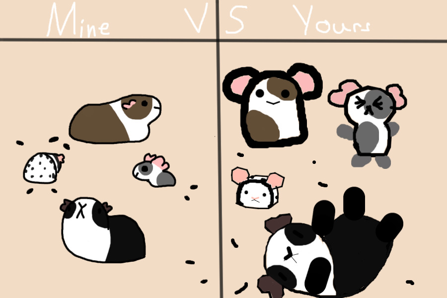 Mine vs your hamsters!!