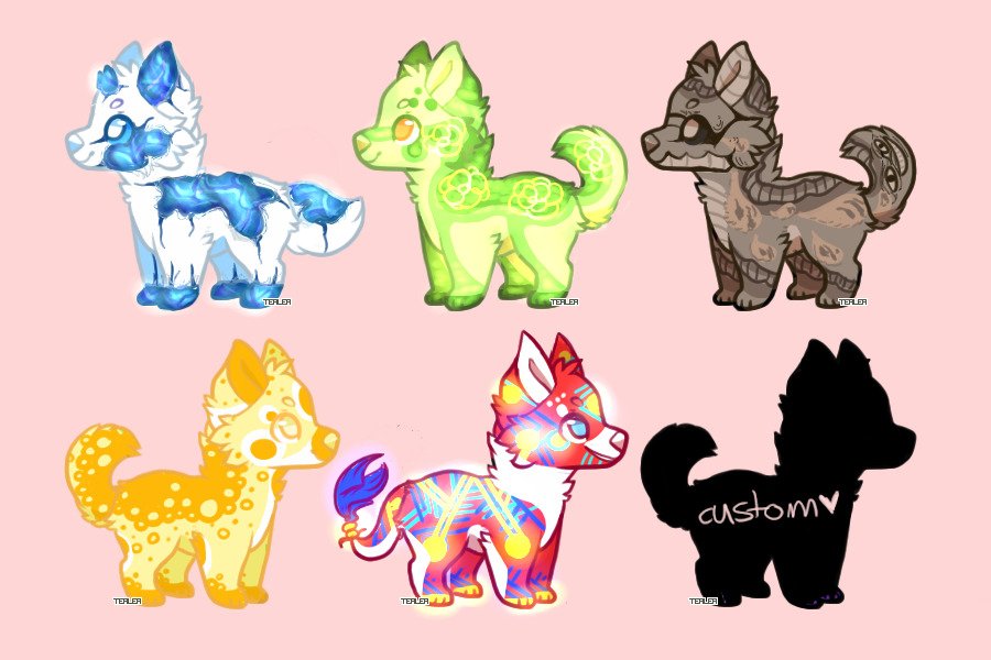 pup designs for sale!
