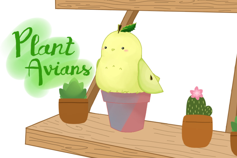 Plant Avians - Adopt #18 - Pear bird