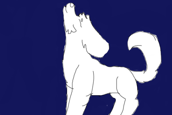 Unfinished wolf