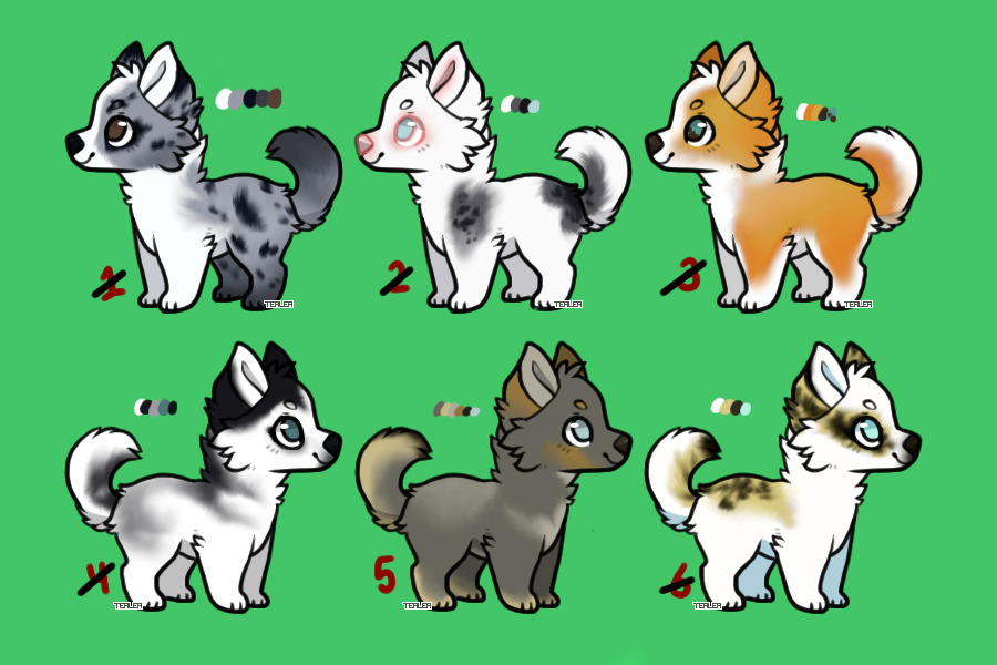 Natural Pup designs for C$ (only 1 left!)