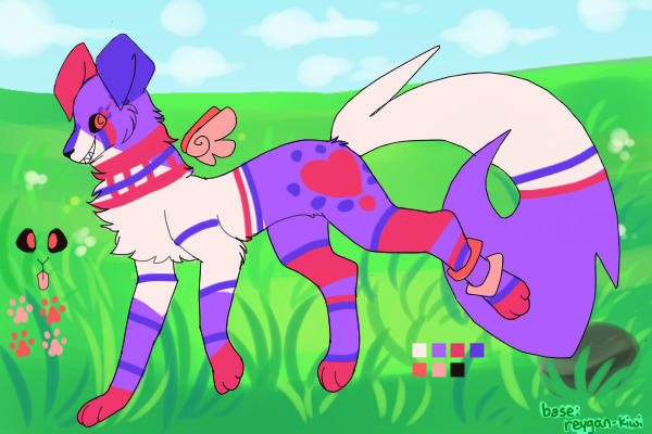 sweet sparkledog - no hair ref