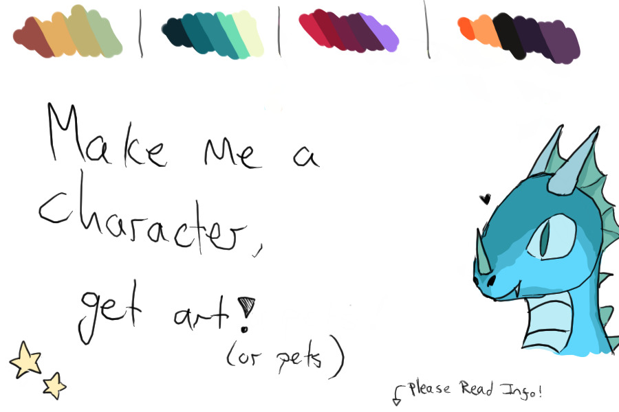 Make me a Character - Get Art or Pets! ( closed)