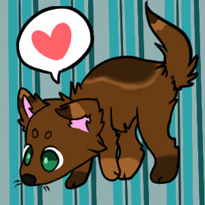 Loving Pup (Colored-in Avatar)