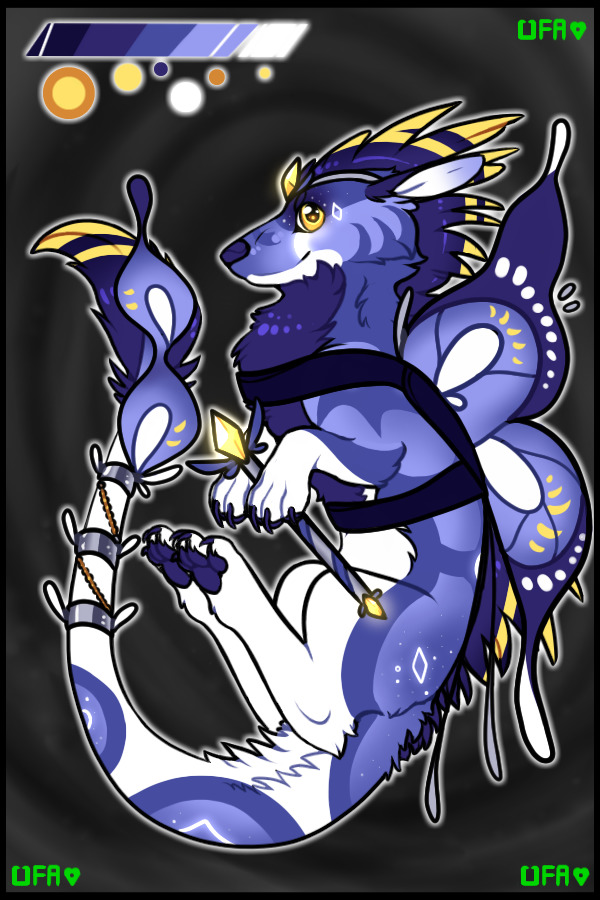 Viscet #2519 - Moon Butterfly Fairy - CLOSED