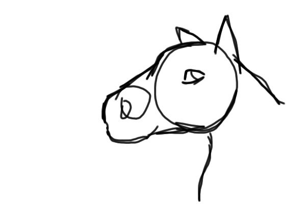 Little horse doodle