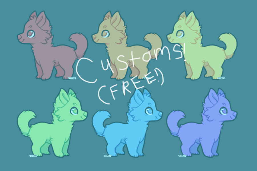FREE customs! (Closed for now! Will reopen!)