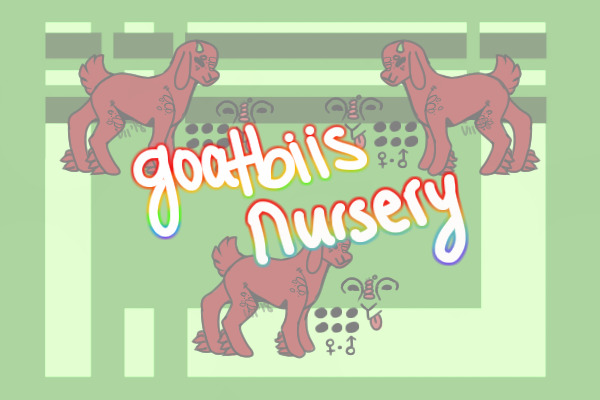 -- goatbii adopts - nursery ward!
