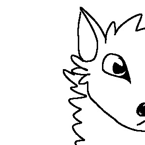 Wolf Head Editable
