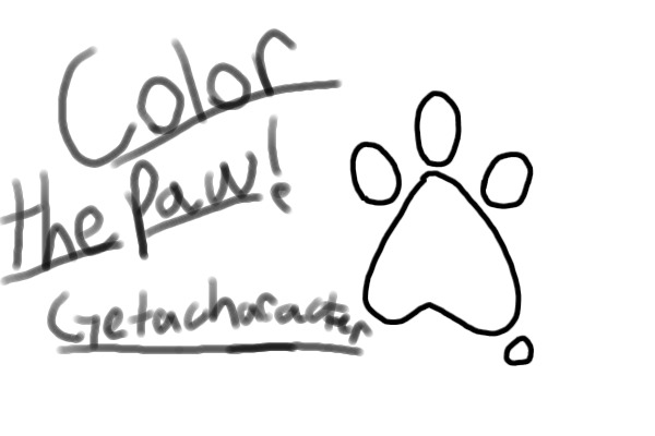 Color the Paw! | Get a character