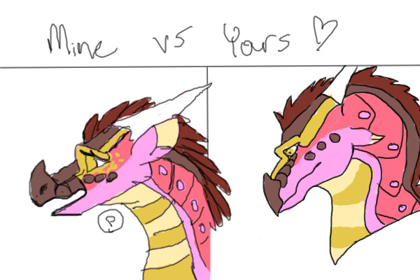 mine vs yours
