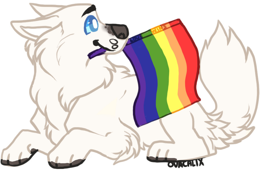 LGBT+ Pride Puppy Editable