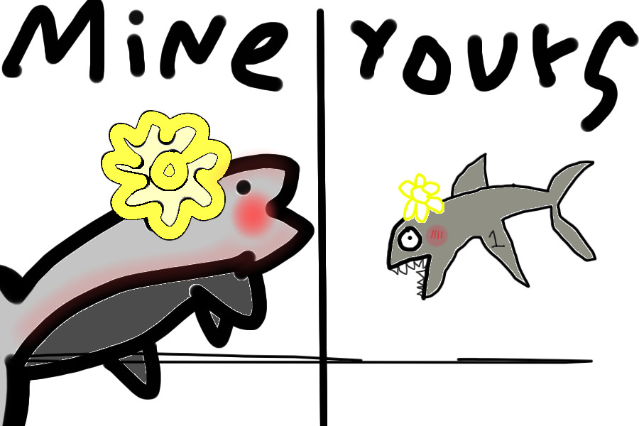 Kawaii the shark, originally by Sylphica