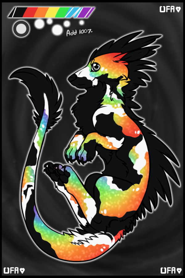 Viscet #2599 - rainbow koi