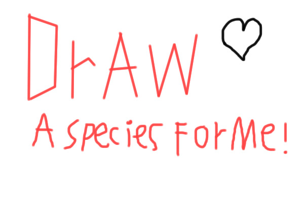 Draw me a Species!