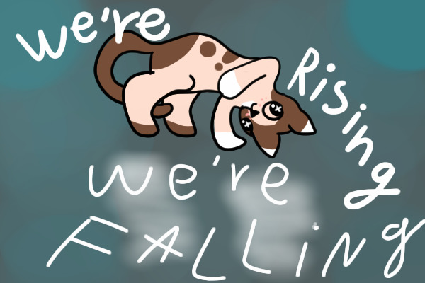 We’re rising we’re falling