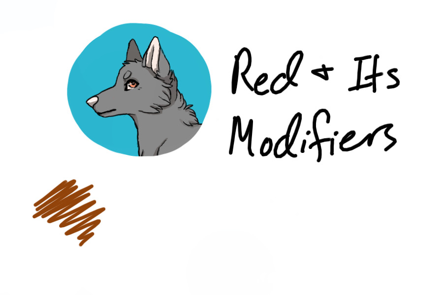 Red and its Modifiers